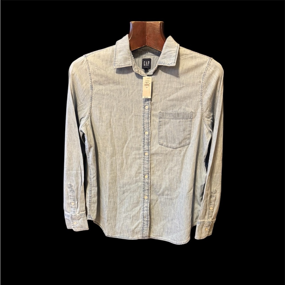 GAP brand new with tags women denim shirt size L